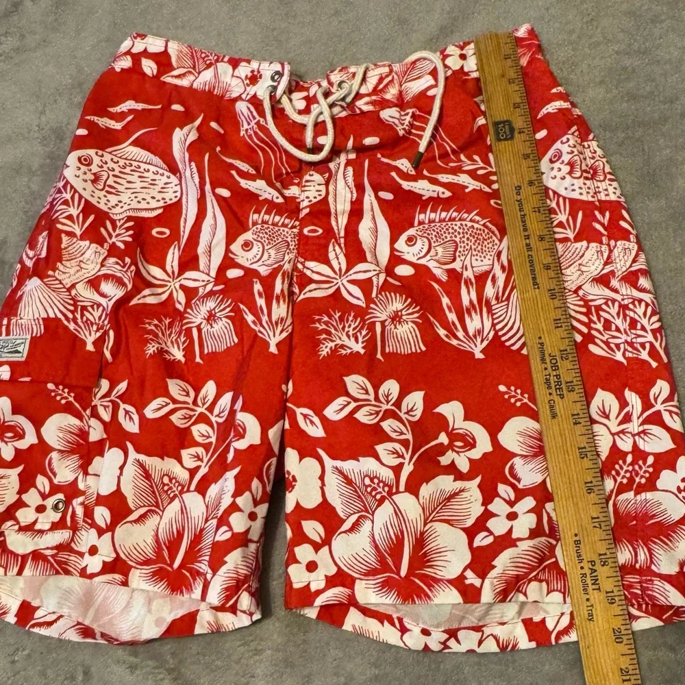 Polo Ralph Lauren mens Hoffman Palm Island Swim Trunks Size L -Limited Edition
